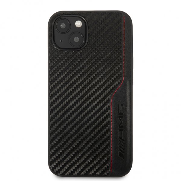 AMG iPhone 13 Carbon Effect Stitching Musta kuori