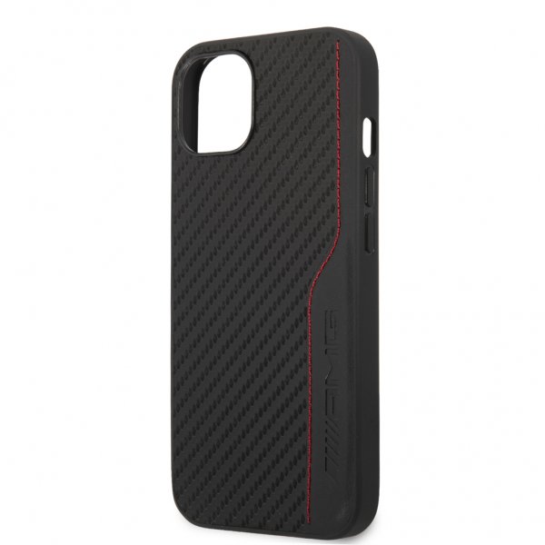AMG iPhone 13 Carbon Effect Stitching Musta kuori