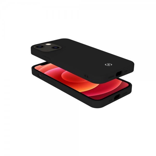Celly iPhone 13 -suojakuori CROMO, musta