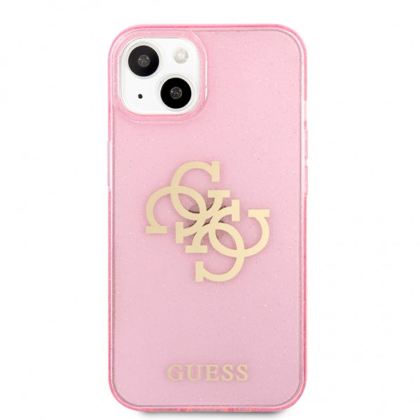 Guess iPhone 13 Kuori Full Glitter Roosa