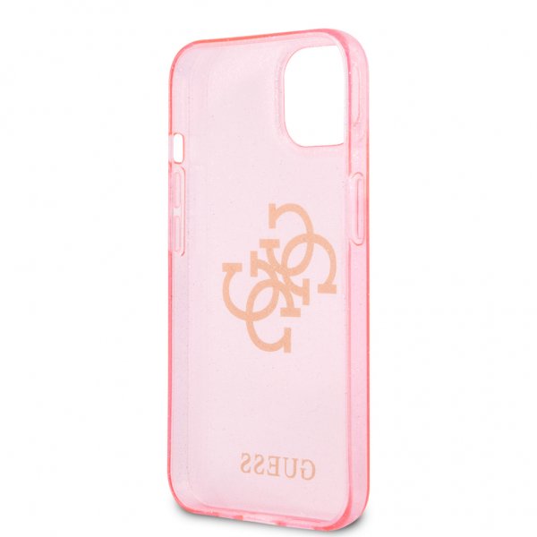 Guess iPhone 13 Kuori Full Glitter Roosa