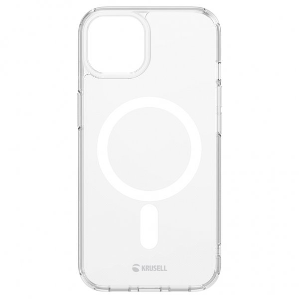 Krusell iPhone 13 -kuori MagSafe Clear Cover Läpinäkyvä