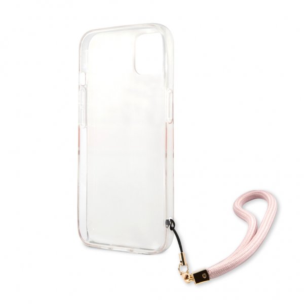 Guess iPhone 13 Kuoret Marble Design Stripe Roosa