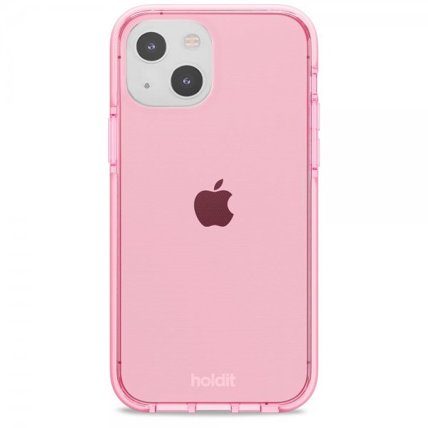 holdit iPhone 13 -kuori Seethru Bright Pink