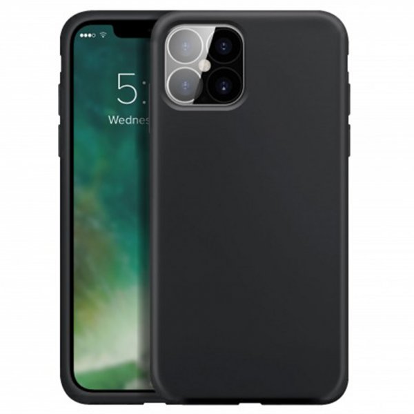 Xqisit iPhone 13 Silicone Case, musta