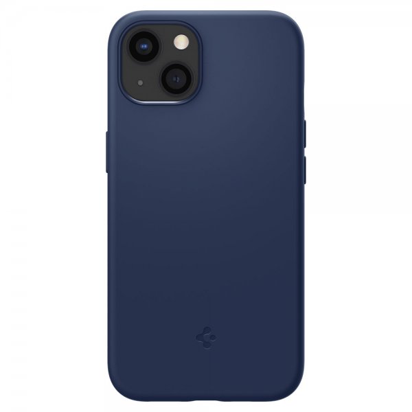 Spigen iPhone 13 -kuori, Silicone Fit, Navy Blue