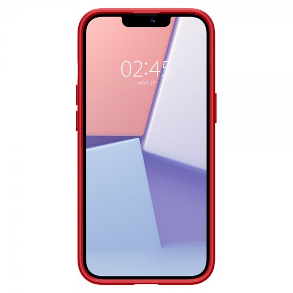 Spigen iPhone 13 Kuori Thin Fit Punainen