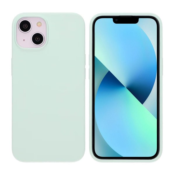 Rvelon iPhone 13/iPhone 14 Silikonikuori Vihreä