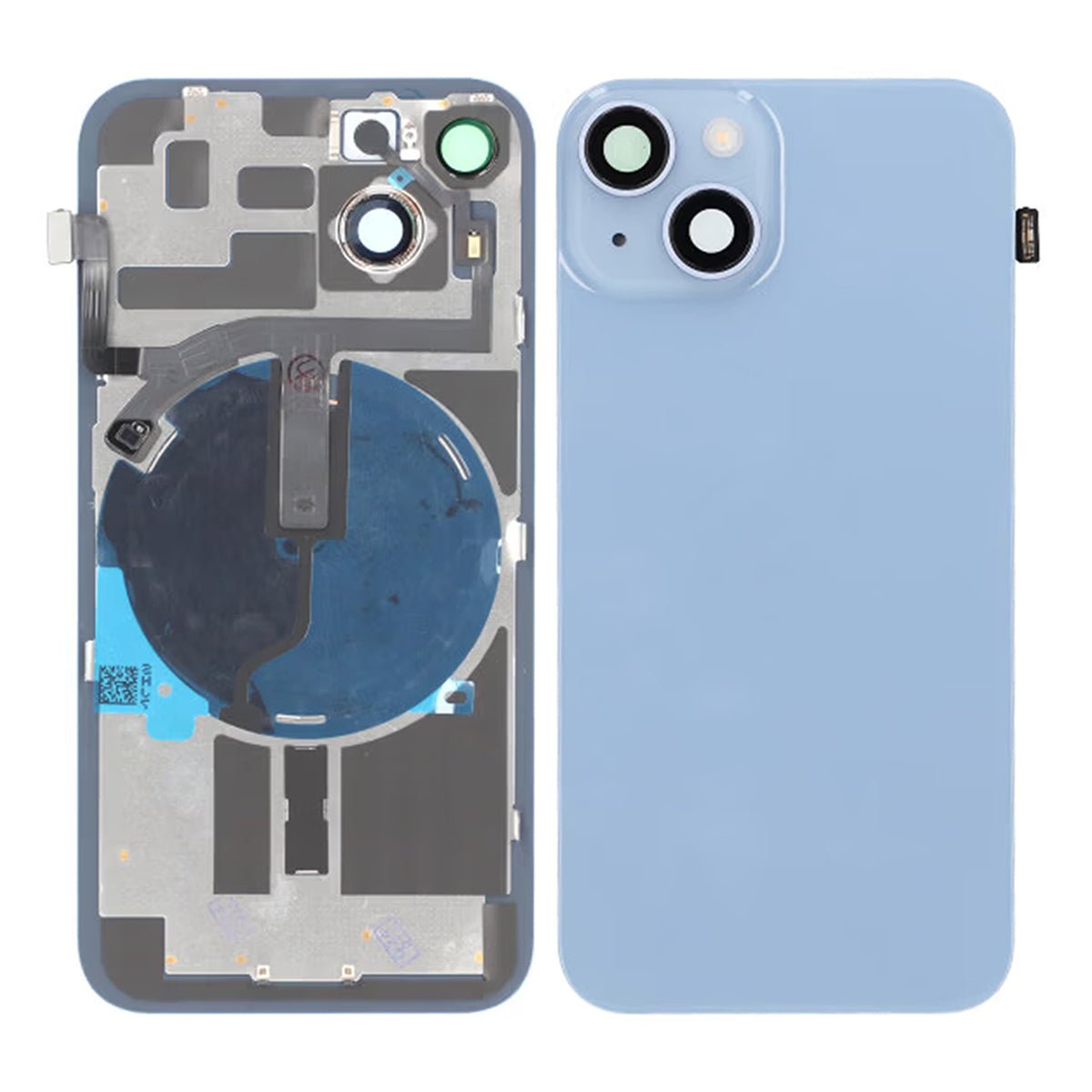 iPhone 14 - OEM-lasinen takakansi - Sininen