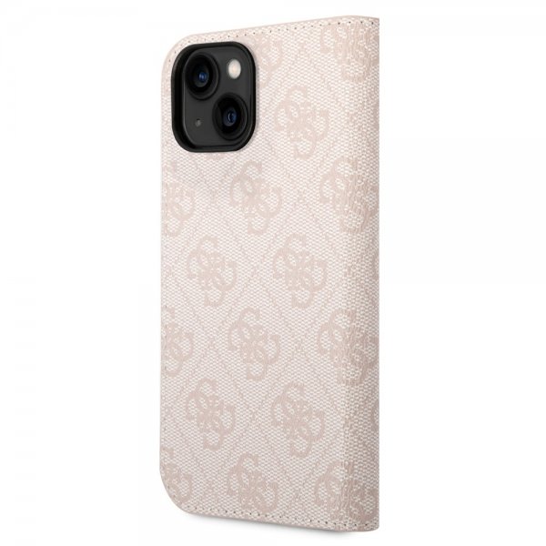 Guess iPhone 13/14/15 Kotelo 4G Logo Pinkki
