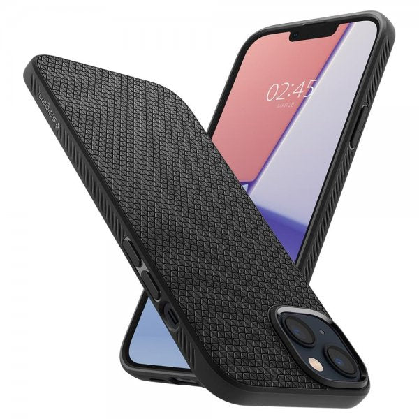 Spigen iPhone 14 Plus -kuori Liquid Air Matte Black