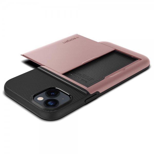 Spigen iPhone 14 Plus -suojakuori Slim Armor CS Rose Gold