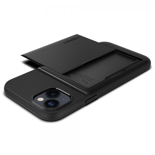 Spigen iPhone 14 Plus -kuori Slim Armor CS, musta