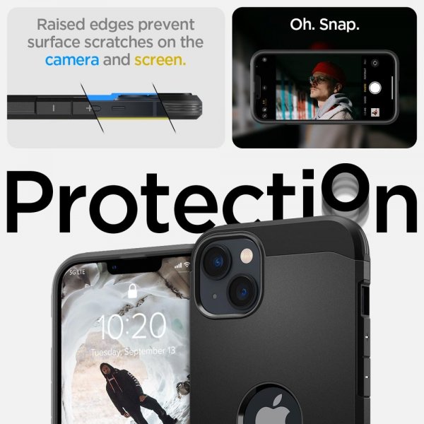 Spigen iPhone 14 Plus Tough Armor MagFit -kuori, musta