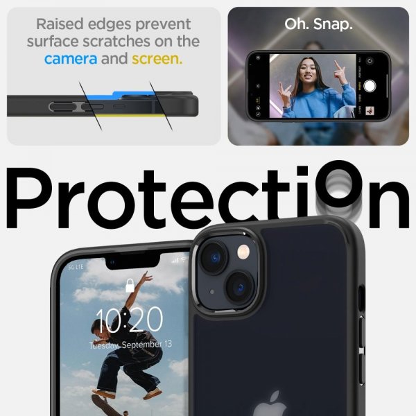Spigen iPhone 14 Plus -kuori Ultra Hybrid Frost Black