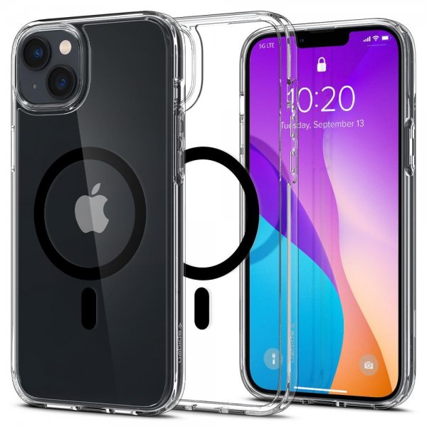 Spigen iPhone 14 Plus Ultra Hybrid MagFit -suojakuori, musta