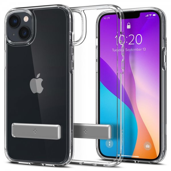 Spigen iPhone 14 Plus -kuori, Ultra Hybrid S, Crystal Clear