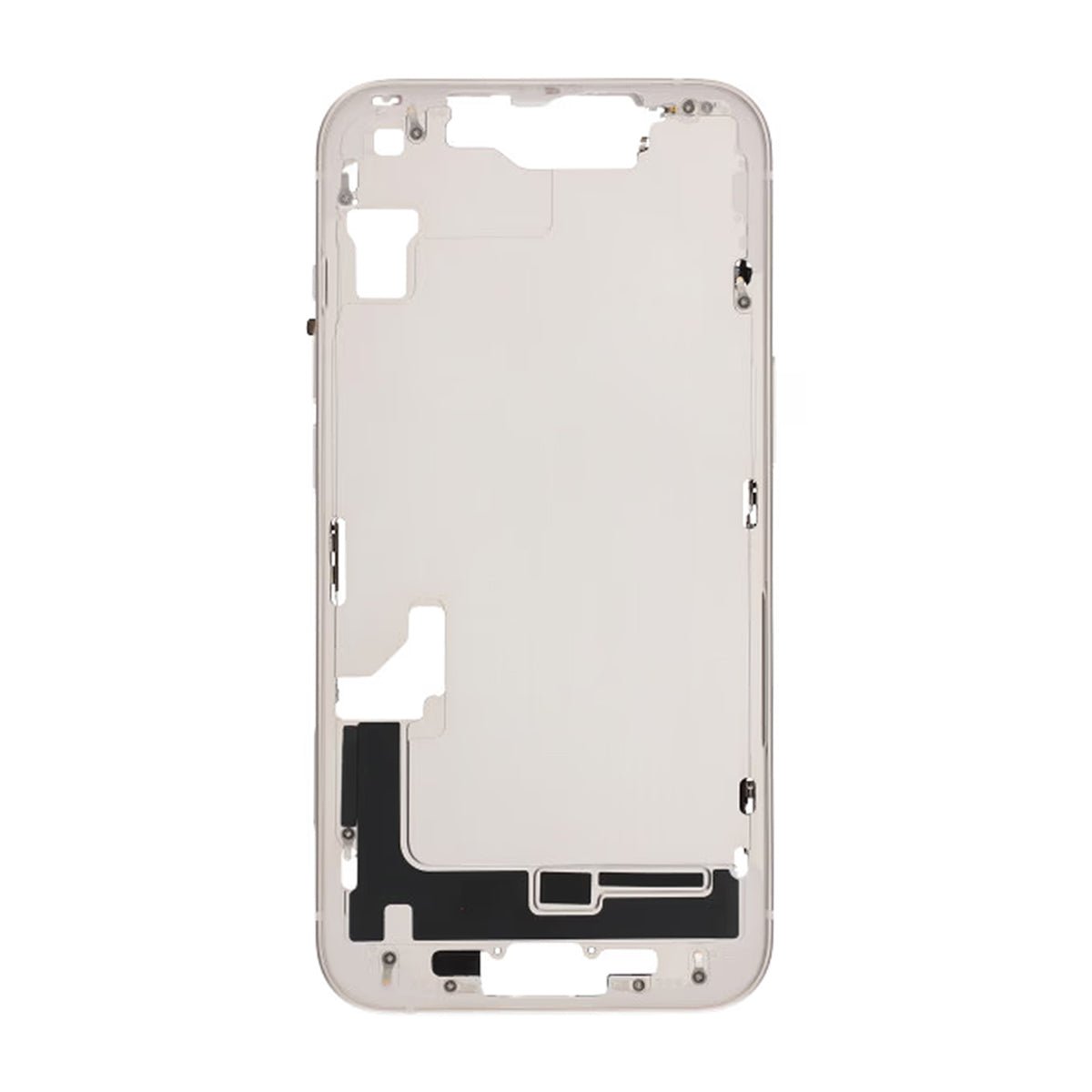iPhone 14 - OEM-keskikehys pienten osien kanssa - Valkoinen