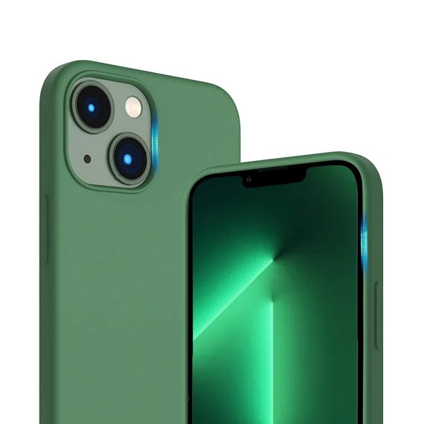 Rvelon iPhone 14 -silikonisuojakuori MagSafe, vihreä