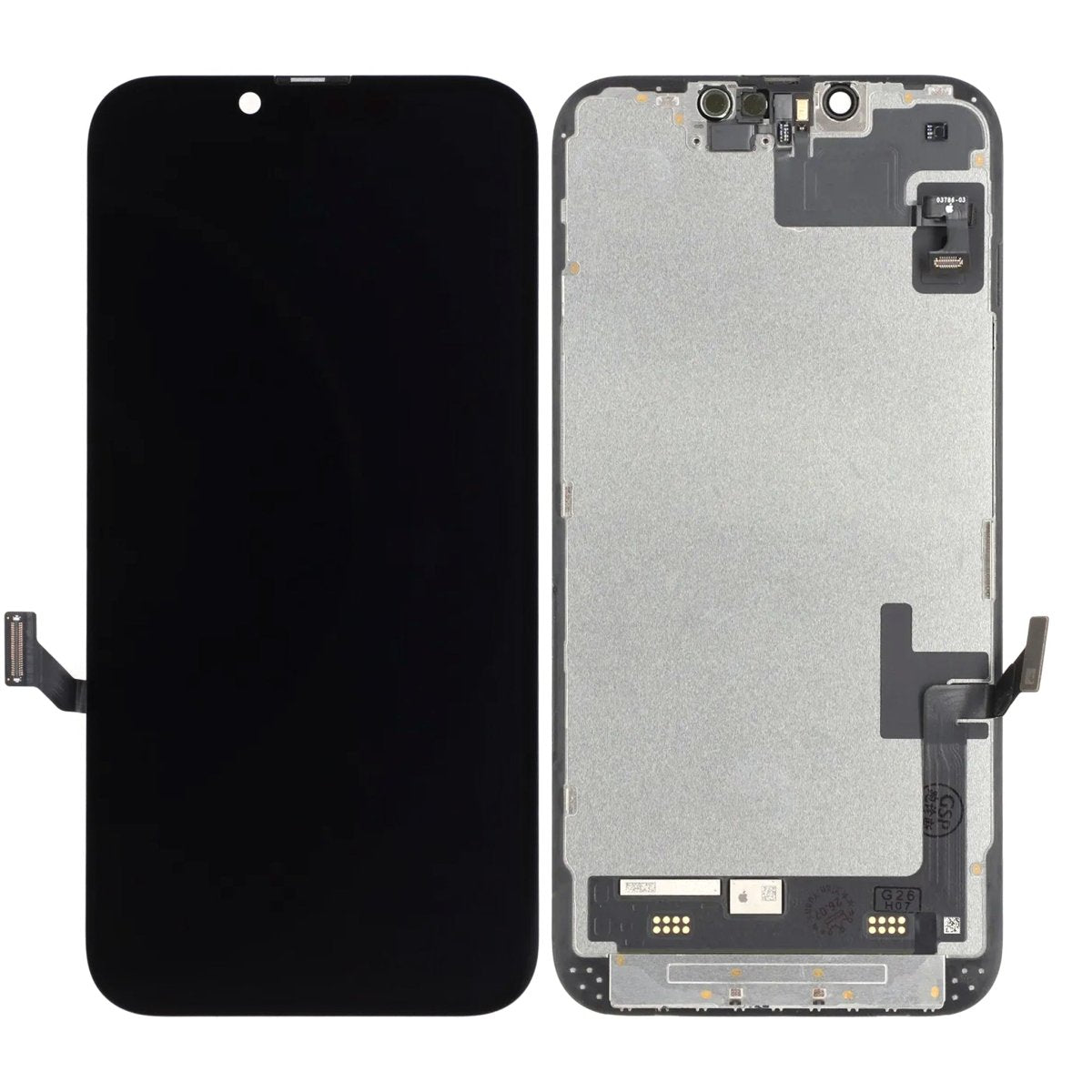 iPhone 14 - käytetty alkuperäinen OLED-näyttö - diagnostiikka läpäisty