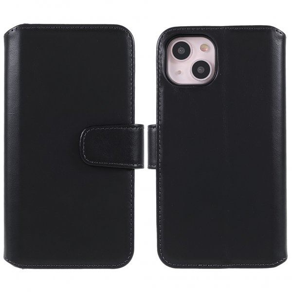 Nordic Covers iPhone 14 Plus -suojakotelo Essential Leather Raven Black