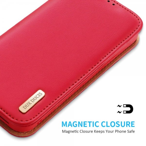 Dux Ducis iPhone 14 Plus -suojakotelo Hivo Series, punainen