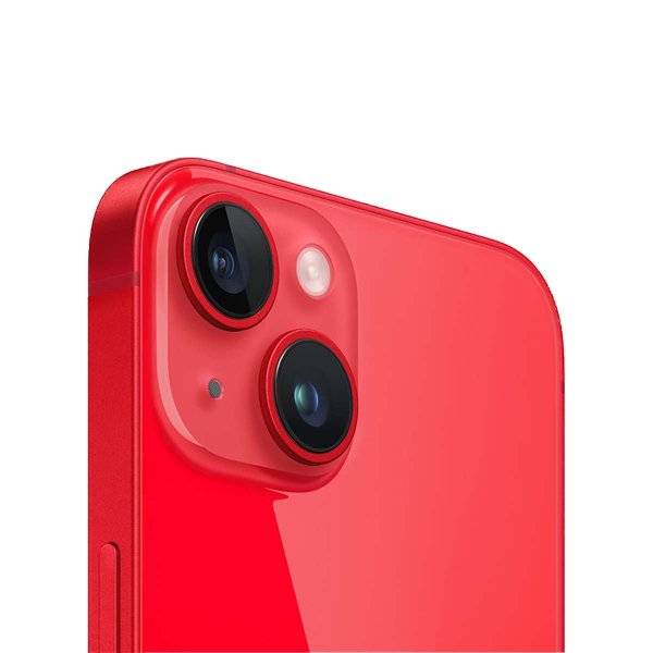 iPhone 14 Plus -kameran linssi kehyksellä - Punainen