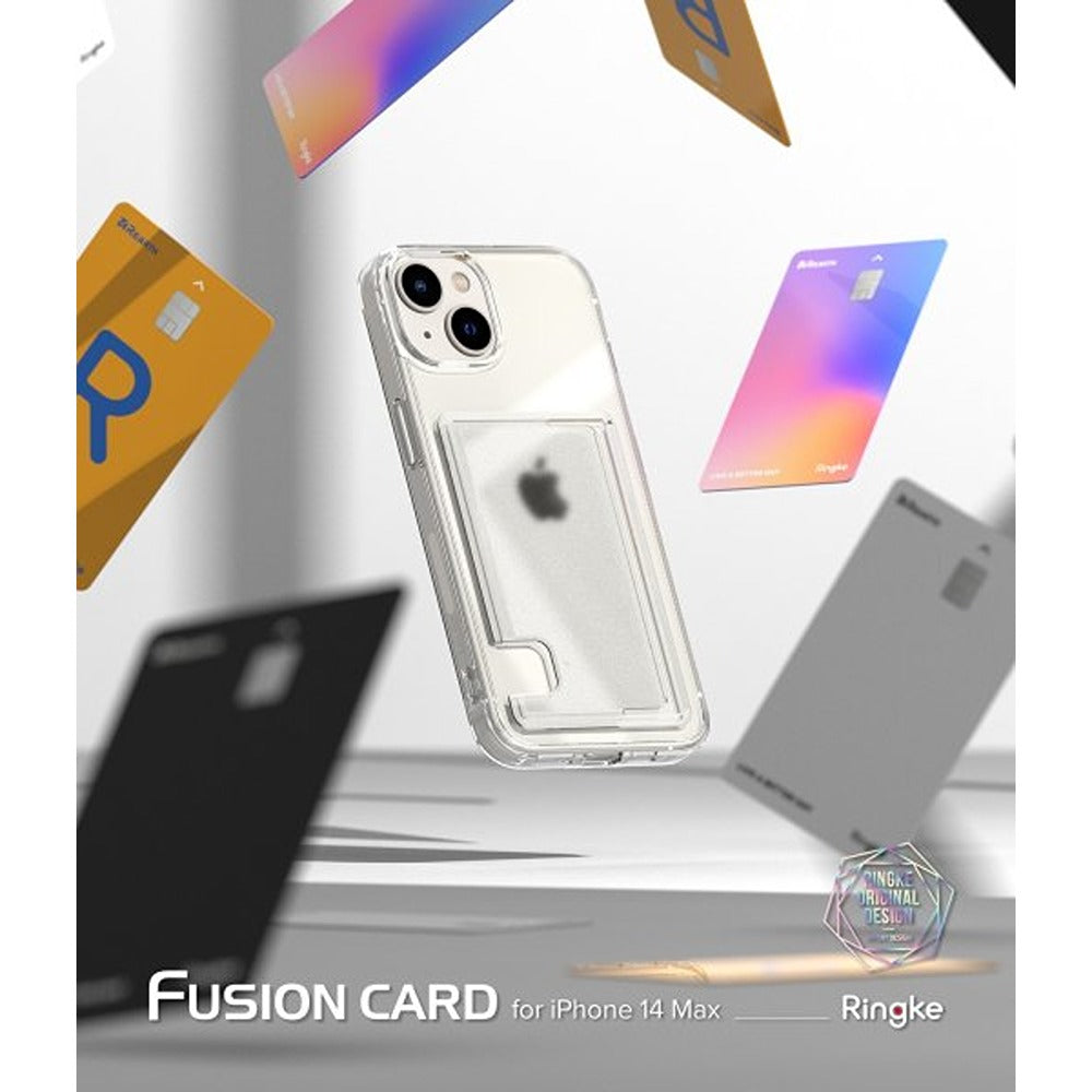 Ringke iPhone 14 Plus -suojakuori Fusion Card Clear