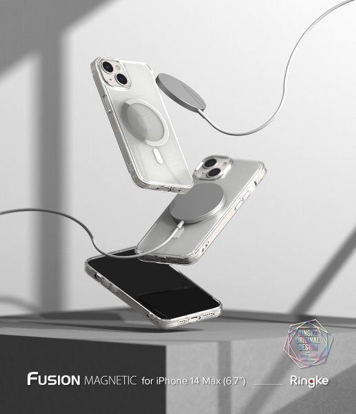 Ringke iPhone 14 Plus kuori Fusion Magnetic Mattapintainen Kirkas