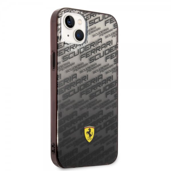 Ferrari iPhone 14 Plus Kuori Gradient Scuderia Musta