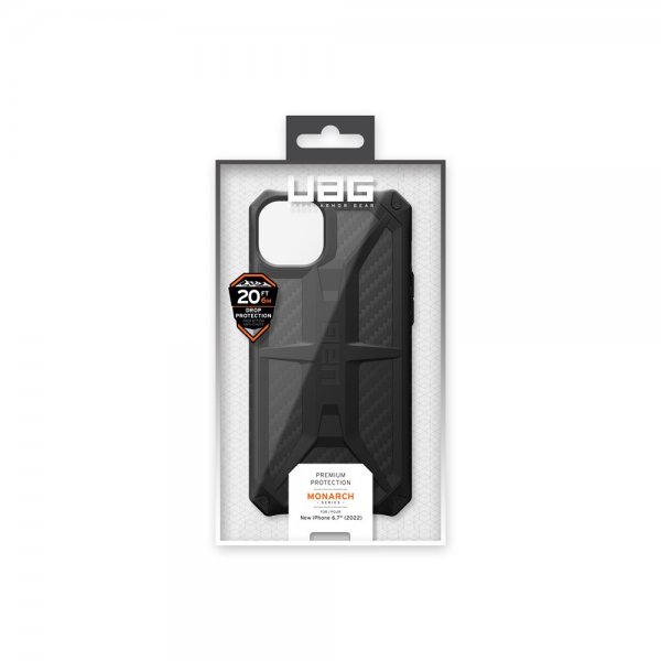 Urban Armor Gear (UAG) iPhone 14 Plus -suojakuori Monarch Carbon Fiber
