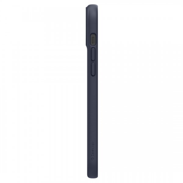 Caseology iPhone 14 Plus -kuori näytönsuojalla Nano Pop 360 Blueberry Navy