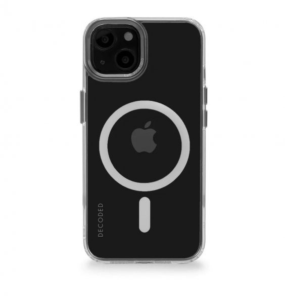 Decoded iPhone 14 Plus -kuori kierrätettyä muovia, läpinäkyvä
