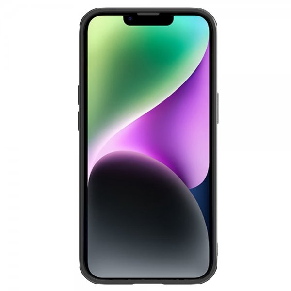 Nillkin iPhone 14 Plus -suojakuori Synthetic Fiber, musta