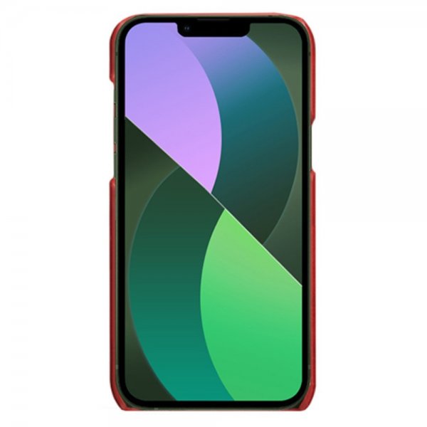 iPhone 14 Plus -kuori kahdella korttipaikalla, punainen