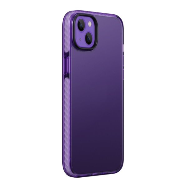 iPhone 14 Plus Iskunkestävä TPU-kuori, violetti