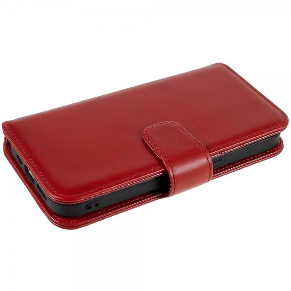 Nordic Covers iPhone 14 Pro -suojakuori MagLeather Poppy Red