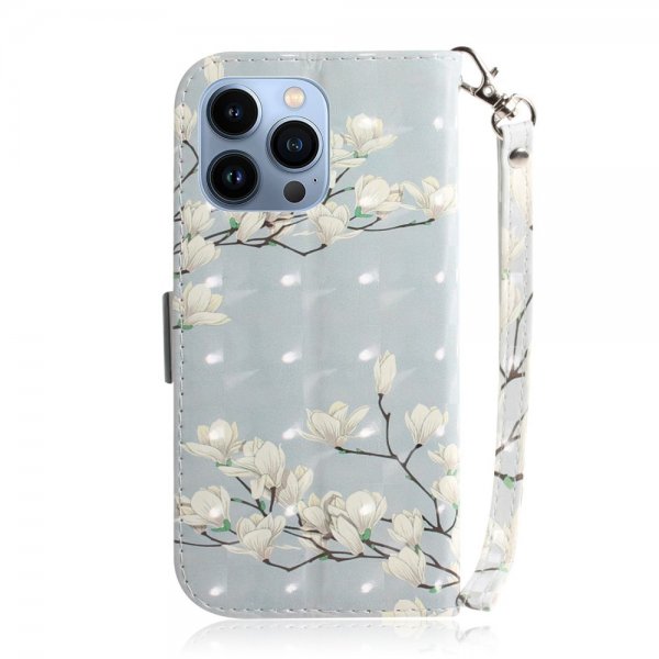 iPhone 14 Pro -suojakuori kuviolla: Magnolia