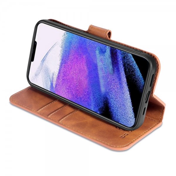 Dg.Ming iPhone 14 Pro Retro ruskea suojakotelo