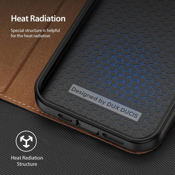 Dux Ducis iPhone 14 Pro -suojakuori Skin X2 -sarja, ruskea