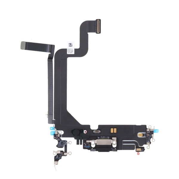 iPhone 14 Pro Latausliitin flex-kaapelilla Alkuperäinen - Musta