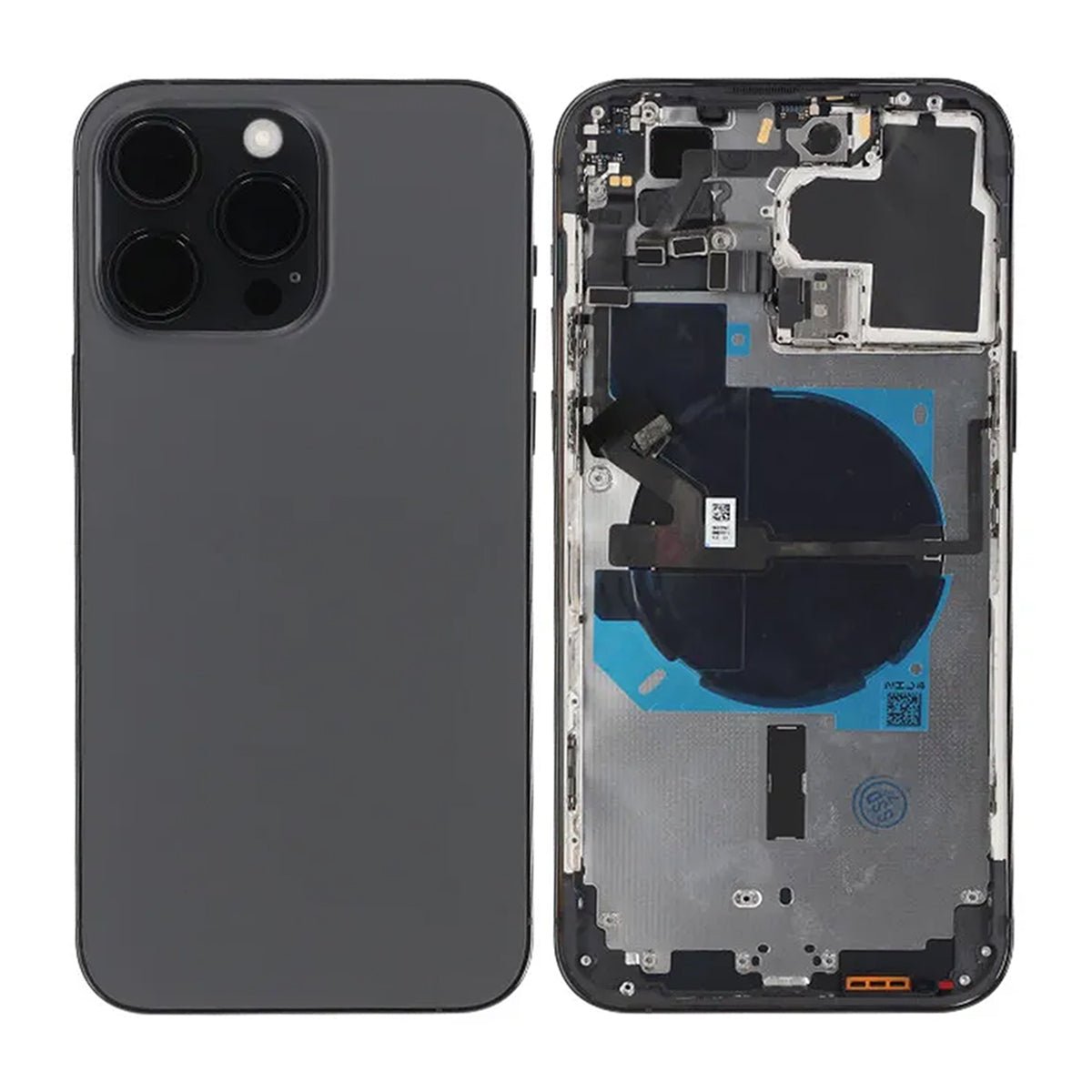 iPhone 14 Pro Max takakansi täydellisellä kehyksellä OEM – grafiitti