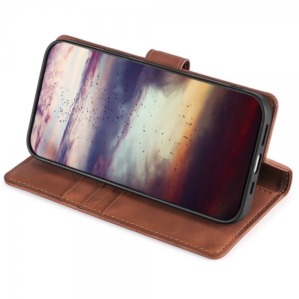 iPhone 14 Pro Max Kotelo Krokotiilikuvio Ruskea