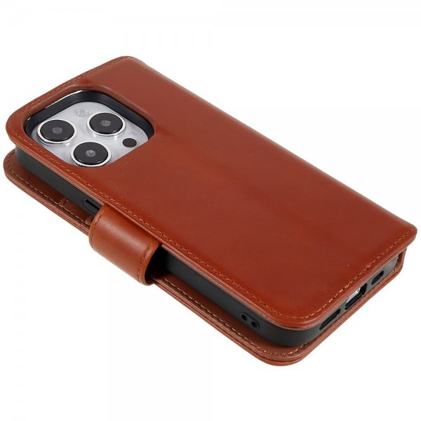 Nordic Covers iPhone 14 Pro Max -suojakotelo, MagLeather, Maple Brown