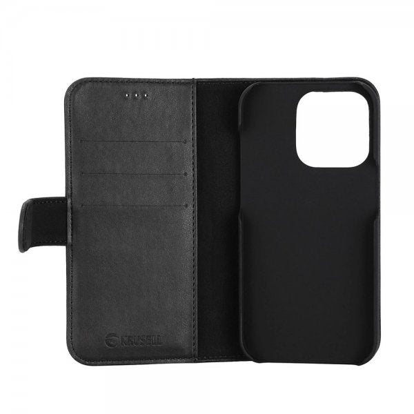 Krusell iPhone 14 Pro Max -kotelo PhoneWallet, musta