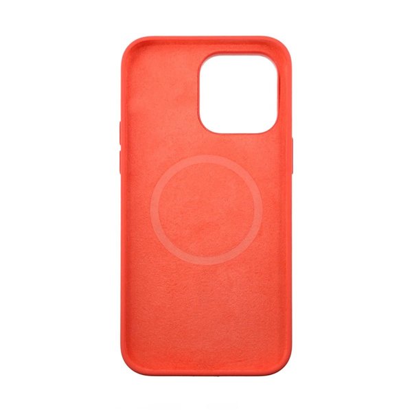 Rvelon iPhone 14 Pro Max Silikonikuori MagSafe Vaaleanpunainen