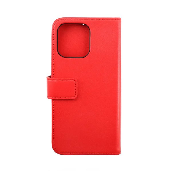 Rvelon iPhone 14 Pro Max Kotelo Aitoa Nahkaa Punainen