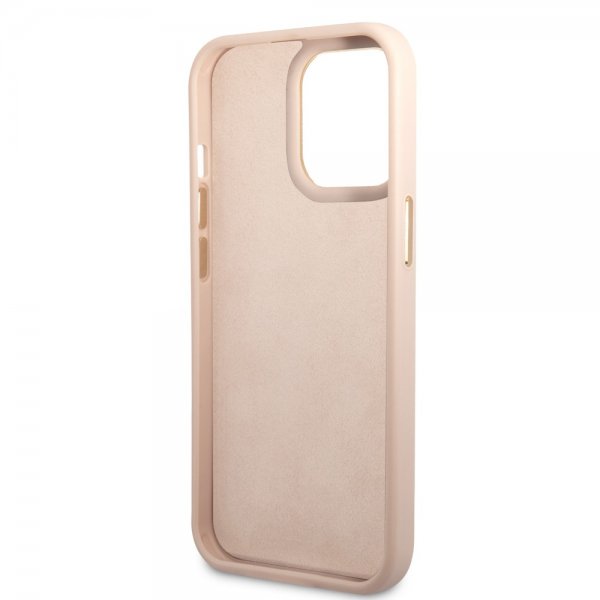 Guess iPhone 14 Pro Max Kuoret 4G Logo Pinkki