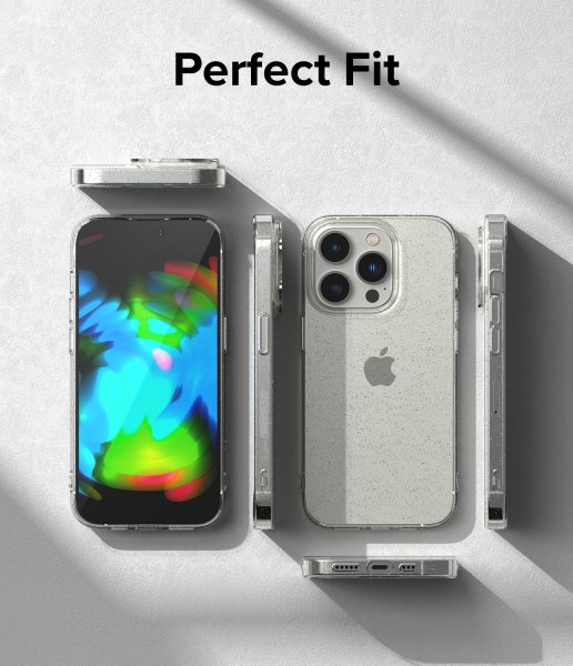 Ringke iPhone 14 Pro Max Air Glitter Clear -suojakuori