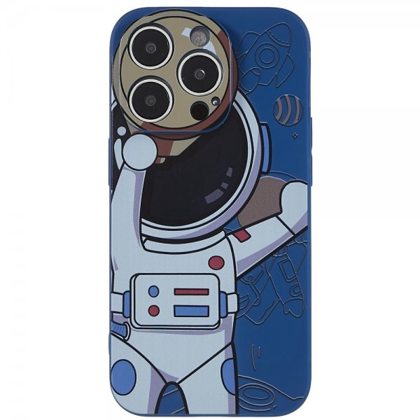 iPhone 14 Pro Max Kuori Astronautti Sininen Harmaa